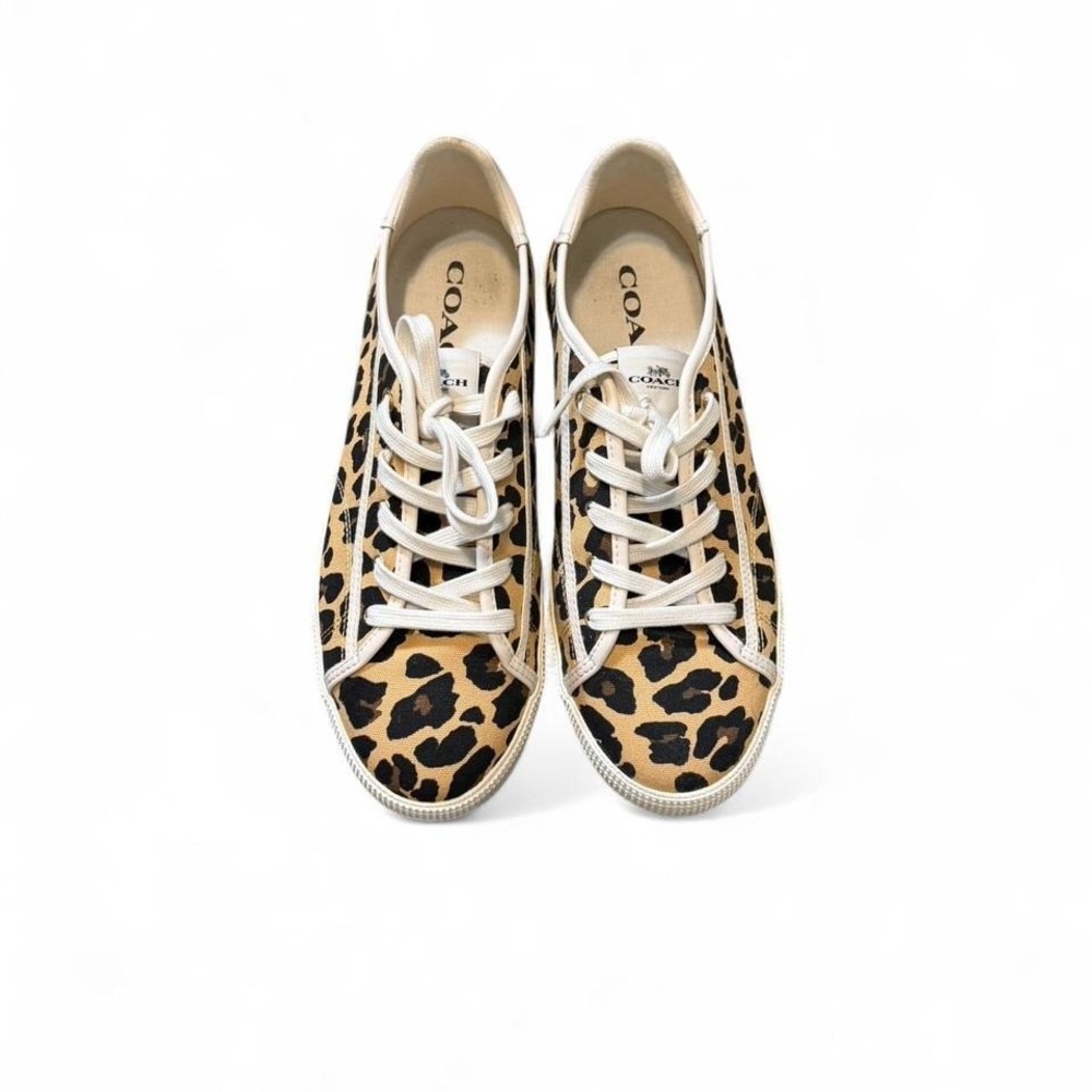 Coach Leopard Print‎ Low Top Sneakers